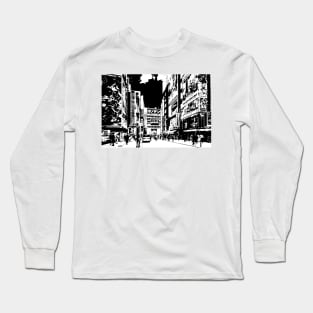 Tokyo - Akihabara Manga Panel Long Sleeve T-Shirt